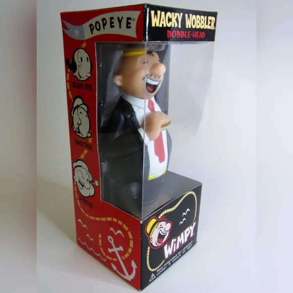 Collectible Wacky Wobbler Bobblehead by Funko WIMPY - Picture 3 of 14
